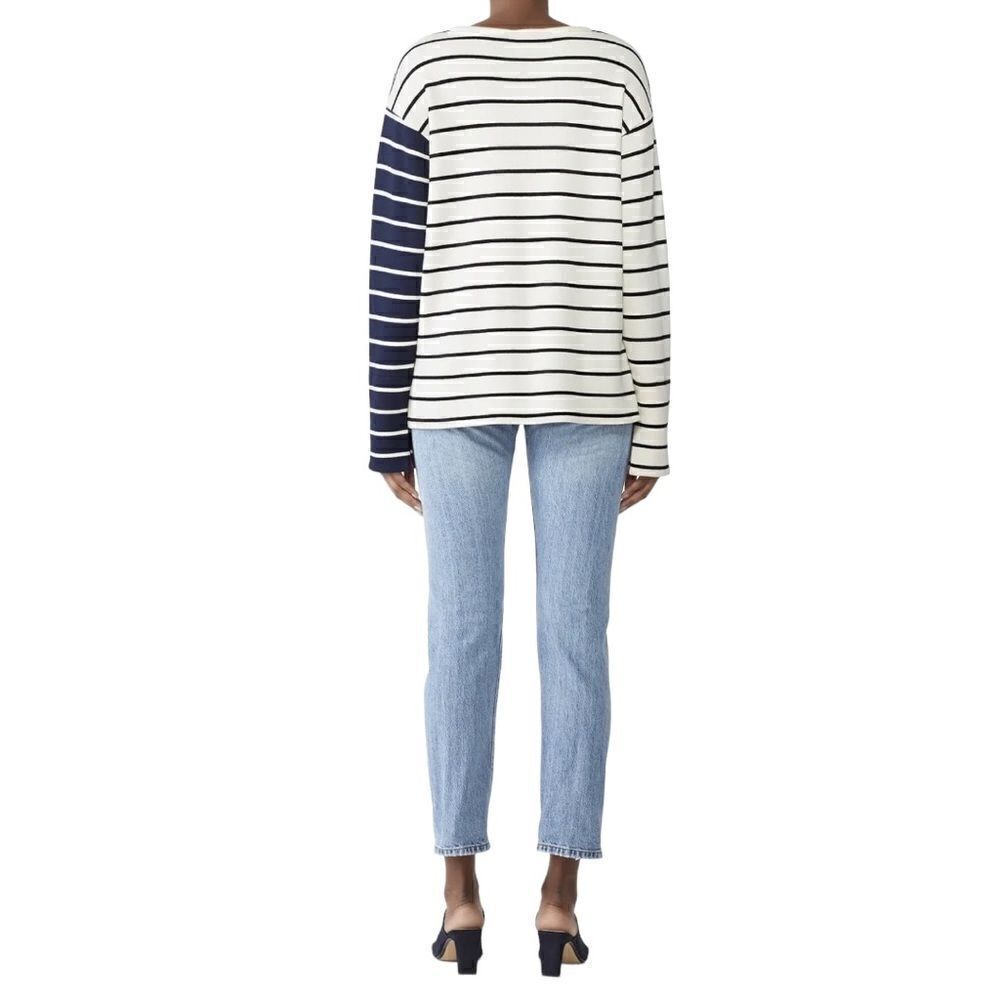 Grey Jason Wu Front Pocket Colorblock Sweatshirt … - image 3